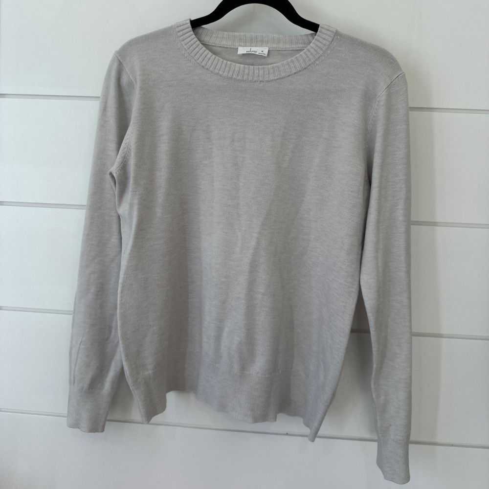 Essentials by Milano Light Grey Sweater